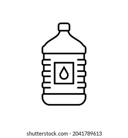 Water Gallon Icon Design Template Illustration