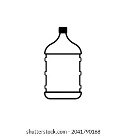 Water Gallon Icon Design Template Illustration