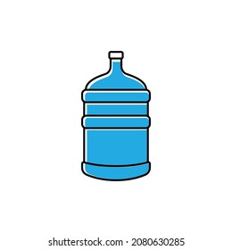 Water Gallon Icon Design Template Vector Isolated Illustration