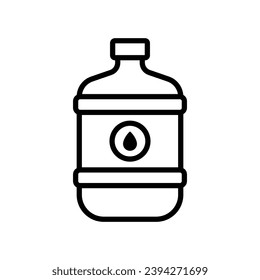 water gallon icon vector design template simple and clean