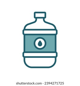 water gallon icon vector design template simple and clean