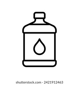 water gallon icon vector design template simple and clean