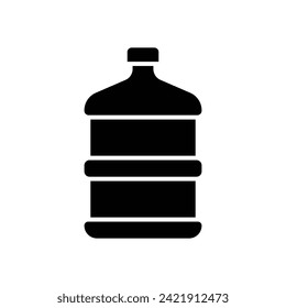 water gallon icon vector design template simple and clean