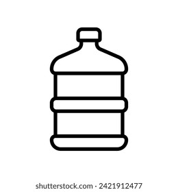 water gallon icon vector design template simple and clean