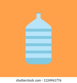 Water gallon icon. Vector illustration.