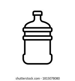 water gallon line  icon vector illustration design