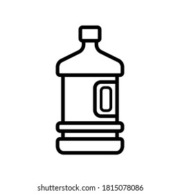 water gallon line  icon vector illustration design