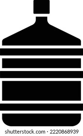 Water Gallon vector icon. Can be used for printing, mobile and web applications.
