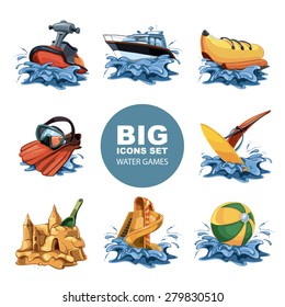 Water Games. The Big Icon set