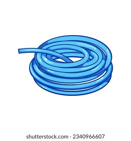 water garden hose cartoon. green ing, tool irrigation, sprinkler summer water garden hose sign. isolated symbol vector illustration