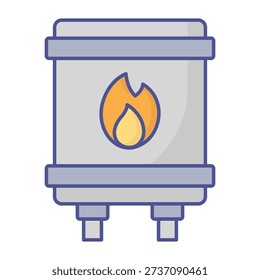 Water geyser Vector icon which can easily modify or edit

