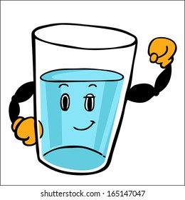 Water Glass Character