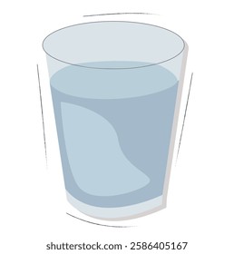 water in a glass. glass of fresh water