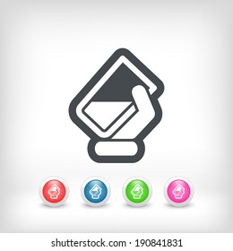 Water glass icon