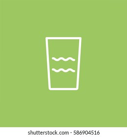 Water glass icon