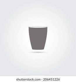 Water glass icon - Vector