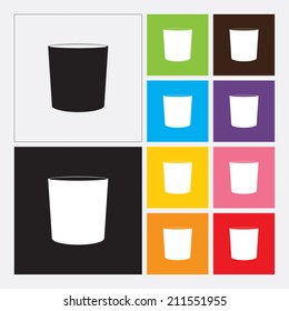 Water glass icon - Vector