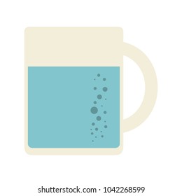 Water glass isolated