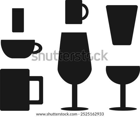 
water glass minus icon vector and graphic design