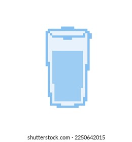 Water in a glass.Vector illustration that is easy to edit.