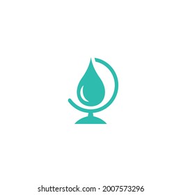 Logo der Wasserglocke
einfaches und modernes Design