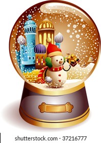 Water Globe Snowman