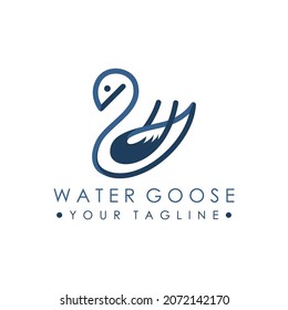 Water goose Logo Graphic Design