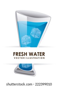 water graphic design , vector illustration