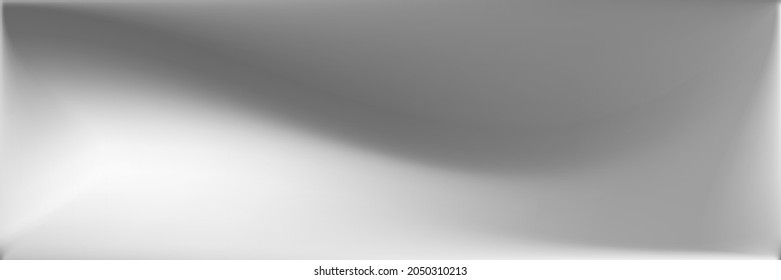 Malla de gradiente ondulado gris de agua. Vibrante Oficina Natural Antecedentes. Fondo de líneas horizontales de metal gris. Ilustración de textura borrosa en blanco y negro. Malla de gradiente ondulado plateado.