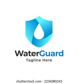 Ilustración del logotipo de la protección de agua