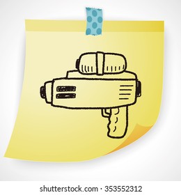 water gun doodle