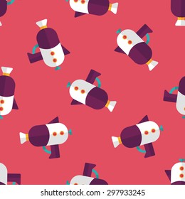 Water Gun flat icon seamless pattern background