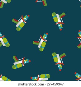 Water Gun flat icon,eps10 seamless pattern background
