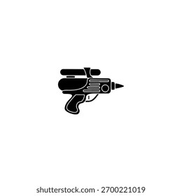 Icono de pistola de agua diseño de Vector plano.