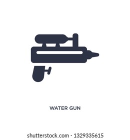 water gun icon. Simple element illustration from free time concept. water gun editable symbol design on white background. Can be use for web and mobile.