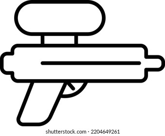 Water Gun Icon, Symbol Or Logo