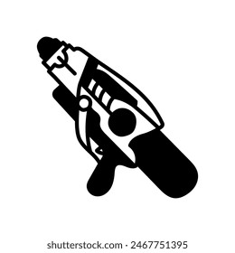 Wasserpistole Isolated Icon, Vektorillustration