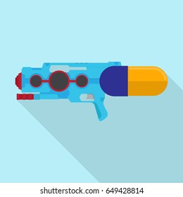 water gun vector flat design.