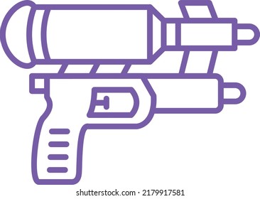 Water Gun vector icon. Can be used for printing, mobile and web applications.