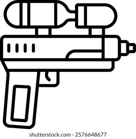 Water Gun vector icon. Can be used for printing, mobile and web applications.
