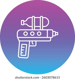 Water Gun vector icon. Can be used for printing, mobile and web applications.