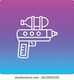 Water Gun vector icon. Can be used for printing, mobile and web applications.
