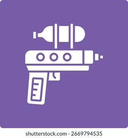 Ícone do vetor de Arma de Água. Pode ser usado para impressão, aplicativos móveis e da Web.