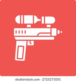 Icono de Vector de pistola de agua. Se puede utilizar para aplicaciones de impresión, móviles y de Web.
