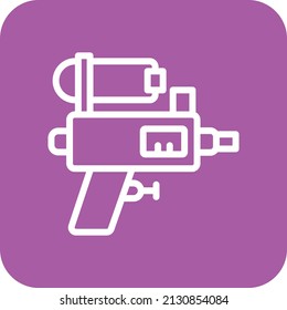 Ilustración de diseño de icono del vector de cañón de agua