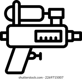 Ilustración de diseño de icono del vector de cañón de agua