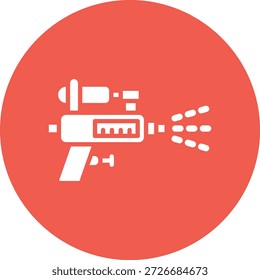 Ilustración de diseño de icono de Vector de pistola de agua