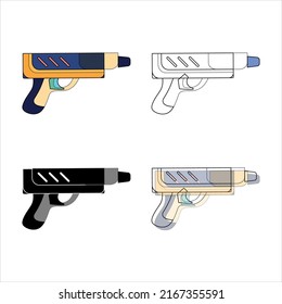 Vektorsymbol von Wasserpistole