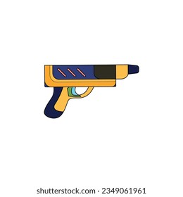 icono de tipo vector de cañón de agua
