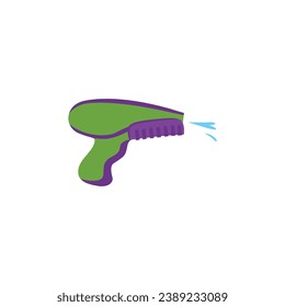 water gun vector type icon